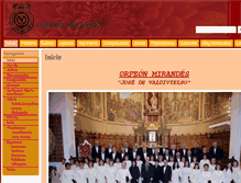 Tablet Screenshot of orfeonmirandes.com